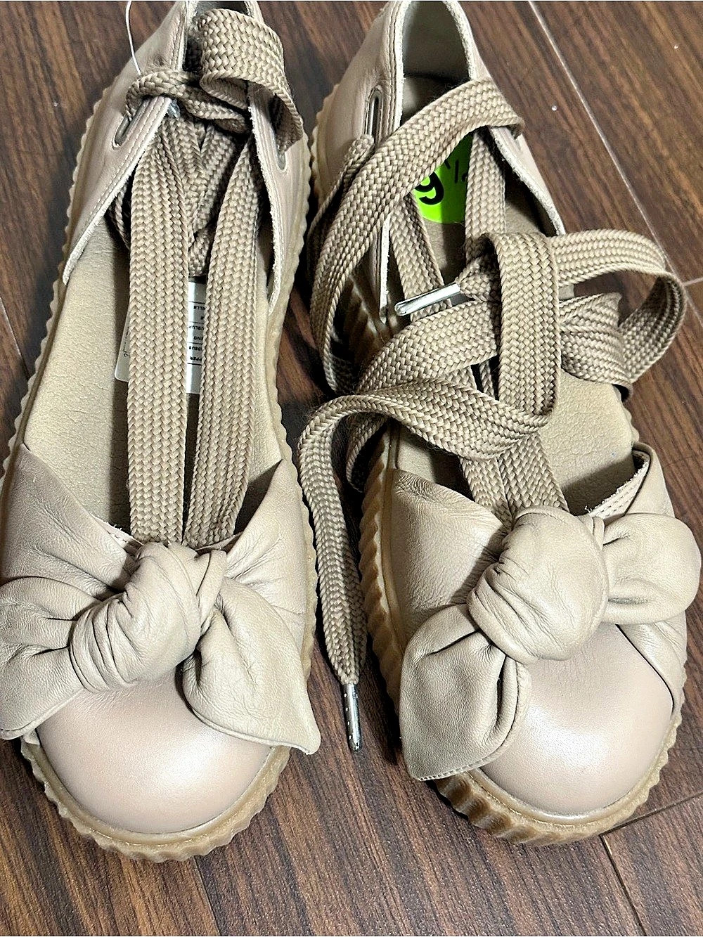 Puma Fenty Puma by Rihanna Bow Creeper Sandal Beige US 9.5